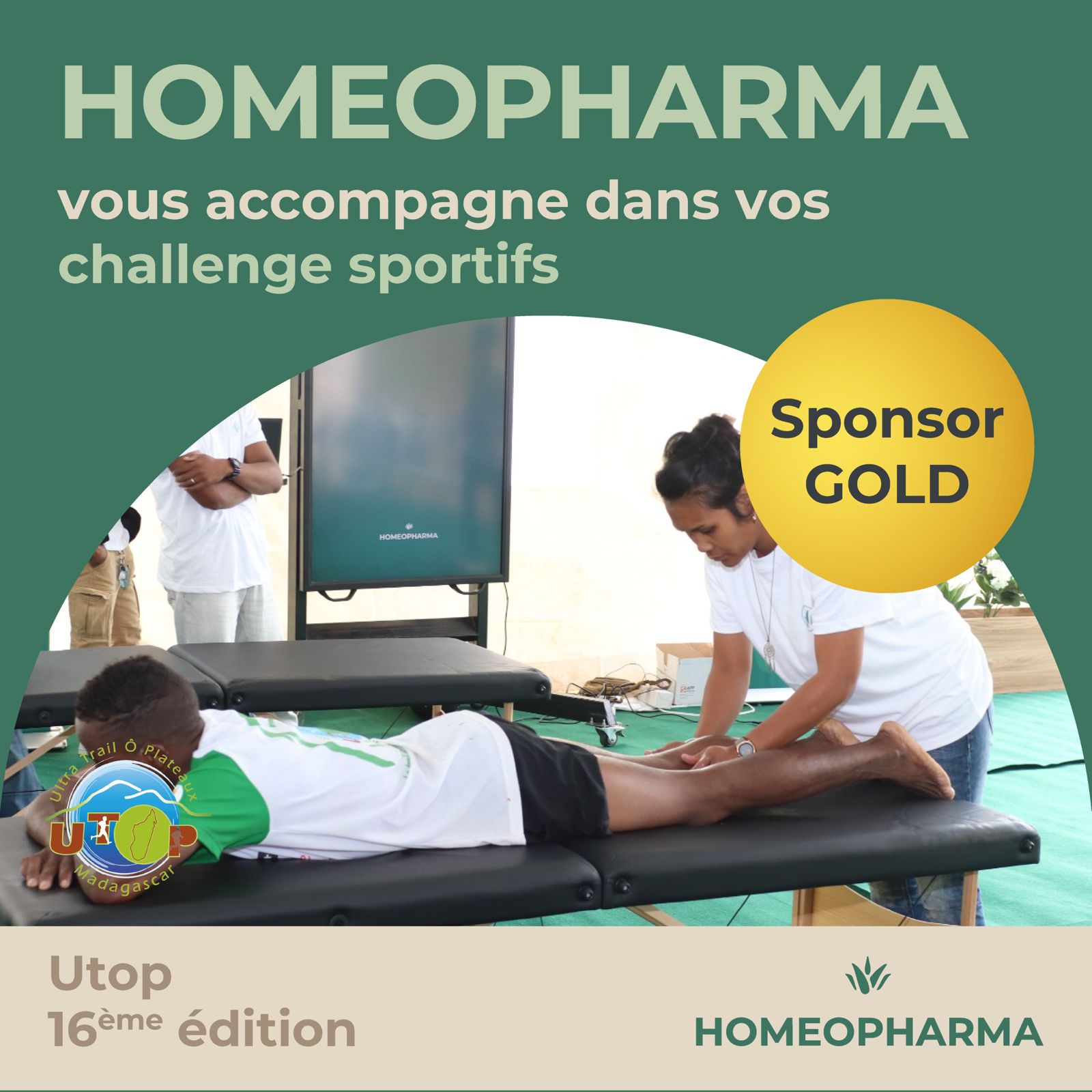 HOMEOPHARMA sponsor Gold de l&rsquo;UTOP 2025